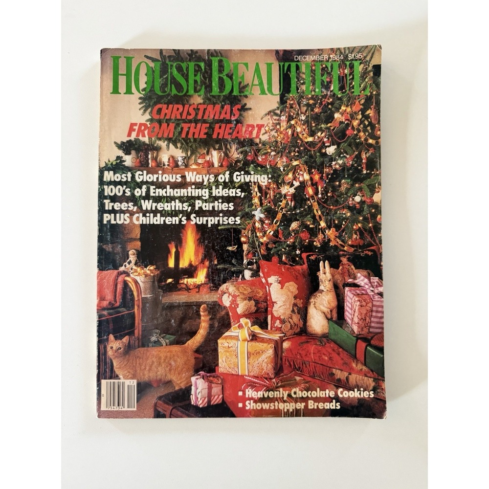 HOUSE BEAUTIFUL Magazine DECEMBER 1984 RETRO ADS -MID CENTURY MODERN‎ MCM